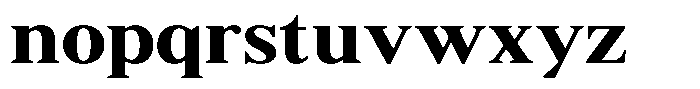Shequan Soft Shequan Bold Semi Expanded Font LOWERCASE