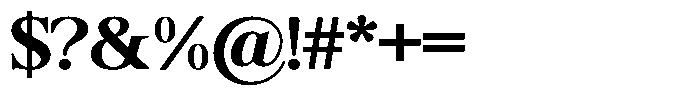 Shequan Soft Shequan Bold Font OTHER CHARS