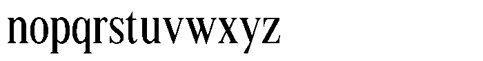 Shequan Soft Shequan Condensed Font LOWERCASE