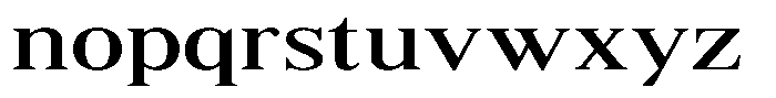 Shequan Soft Shequan Expanded Font LOWERCASE
