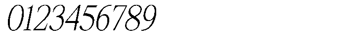 Shequan Soft Shequan Extra Light Condensed Italic Font OTHER CHARS