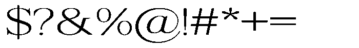 Shequan Soft Shequan Extra Light Expanded Font OTHER CHARS