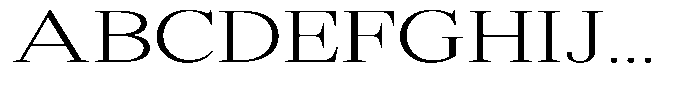 Shequan Soft Shequan Extra Light Expanded Font UPPERCASE
