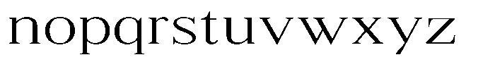 Shequan Soft Shequan Extra Light Expanded Font LOWERCASE