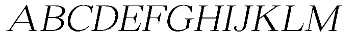Shequan Soft Shequan Extra Light Italic Font UPPERCASE
