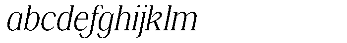 Shequan Soft Shequan Extra Light Semi Condensed Italic FONT