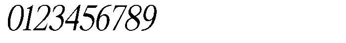 Shequan Soft Shequan Light Condensed Italic Font OTHER CHARS