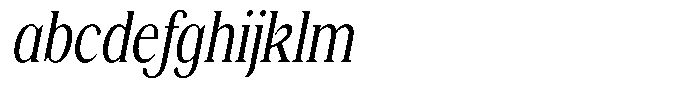 Shequan Soft Shequan Light Condensed Italic FONT