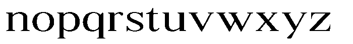 Shequan Soft Shequan Light Expanded Font LOWERCASE