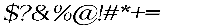 Shequan Soft Shequan Light Sem Exp Italic Font OTHER CHARS