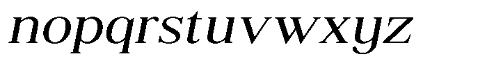 Shequan Soft Shequan Light Sem Exp Italic Font LOWERCASE
