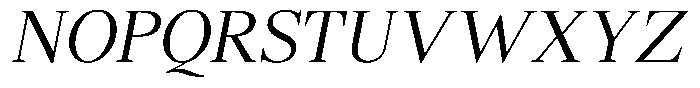 Shequan Soft Shequan Light Semi Condensed Italic Font UPPERCASE