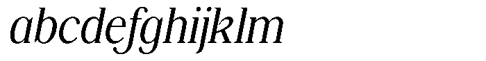 Shequan Soft Shequan Light Semi Condensed Italic FONT