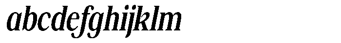 Shequan Soft Shequan Medium Condensed Italic FONT