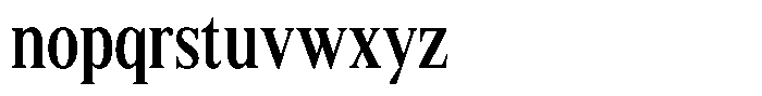 Shequan Soft Shequan Medium Condensed Font LOWERCASE
