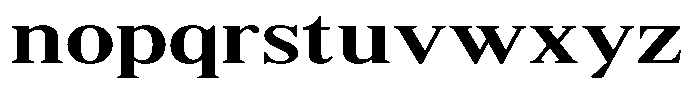 Shequan Soft Shequan Medium Expanded Font LOWERCASE