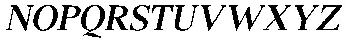 Shequan Soft Shequan Medium Semi Condensed Italic Font UPPERCASE