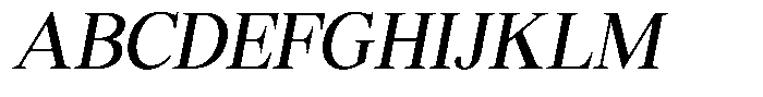 Shequan Soft Shequan Semi Condensed Italic Font UPPERCASE