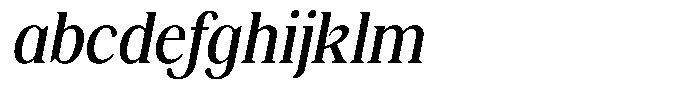 Shequan Soft Shequan Semi Condensed Italic FONT