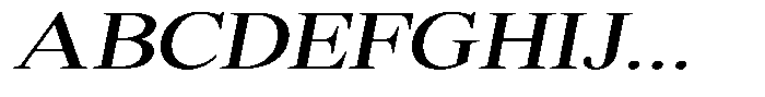 Shequan Soft Shequan Semi Expanded Italic Font UPPERCASE