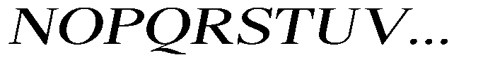 Shequan Soft Shequan Semi Expanded Italic Font UPPERCASE