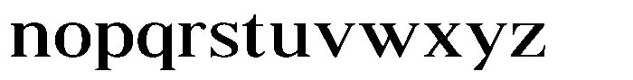 Shequan Soft Shequan Semi Expanded Font LOWERCASE