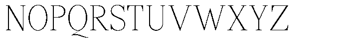 Shequan Soft Shequan Thin Condensed Font UPPERCASE