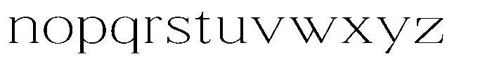 Shequan Soft Shequan Thin Expanded Font LOWERCASE