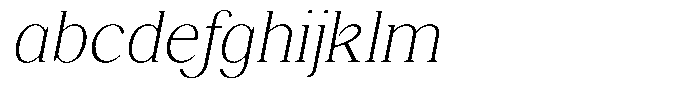 Shequan Soft Shequan Thin Italic FONT