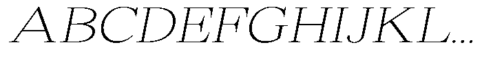 Shequan Soft Shequan Thin Sem Exp Italic Font UPPERCASE