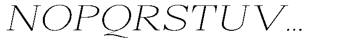Shequan Soft Shequan Thin Sem Exp Italic Font UPPERCASE