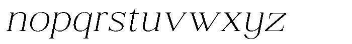 Shequan Soft Shequan Thin Sem Exp Italic Font LOWERCASE