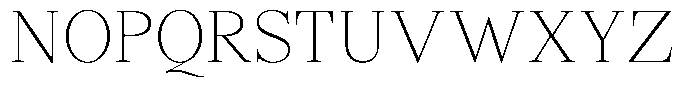 Shequan Soft Shequan Thin Semi Condensed Font UPPERCASE