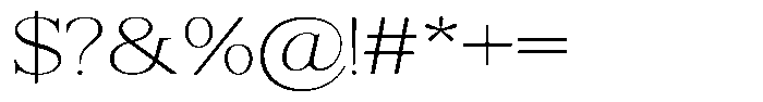 Shequan Soft Shequan Thin Semi Expanded Font OTHER CHARS