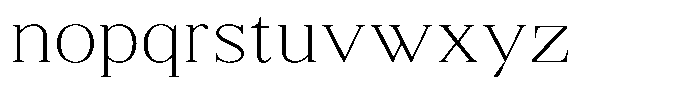 Shequan Soft Shequan Thin Semi Expanded Font LOWERCASE