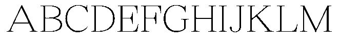 Shequan Soft Shequan Thin Font UPPERCASE