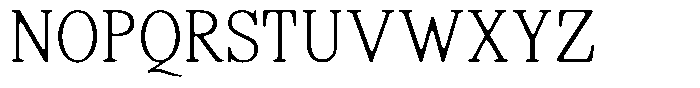 Shequan Soft Thin Condensed Font UPPERCASE