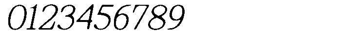 Shequan Soft Thin Sem Condensed Italic Font OTHER CHARS