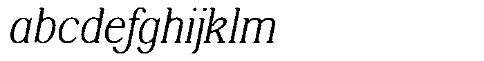 Shequan Soft Thin Sem Condensed Italic FONT