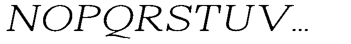 Shequan Soft Thin Sem Exp Italic Font UPPERCASE