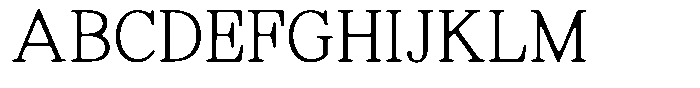Shequan Soft Thin Semi Condensed Font UPPERCASE