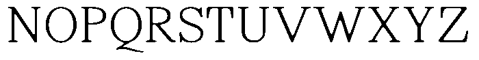 Shequan Soft Thin Semi Condensed Font UPPERCASE