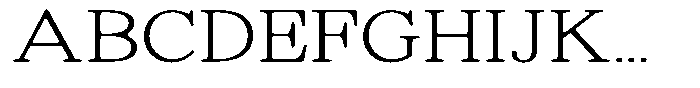 Shequan Soft Thin Semi Expanded Font UPPERCASE