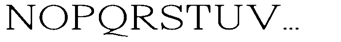 Shequan Soft Thin Semi Expanded Font UPPERCASE