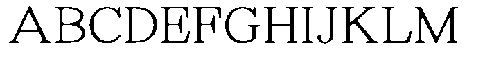Shequan Soft Thin Font UPPERCASE