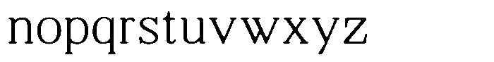 Shequan Soft Thin Font LOWERCASE