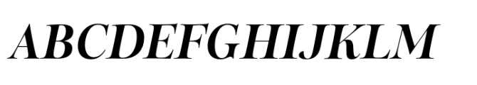 Sherborne Bold Italic Display Font UPPERCASE