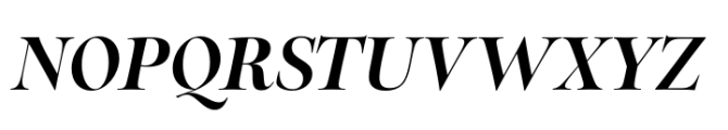 Sherborne Bold Italic Display Font UPPERCASE