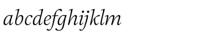 Sherborne Light Italic Headline FONT