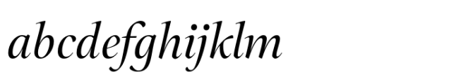 Sherborne Medium Italic Display FONT